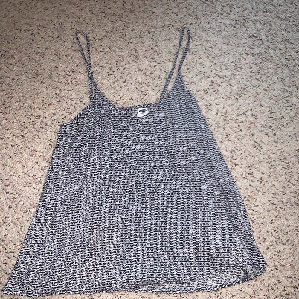 Old Navy Fish Patterned Tank Top